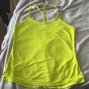 Nike Women's Neon Yellow Tank Top